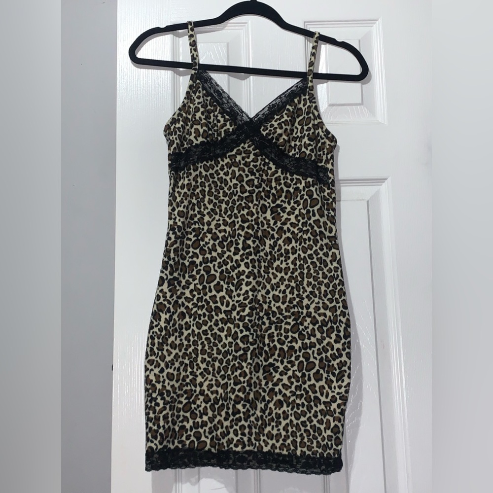 Leopard print dress